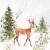 Serwetka do decoupage -471- zima ,łoś, jeleń, las